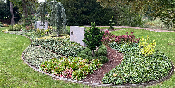 Ausschnitt vom Memoriam-Garten