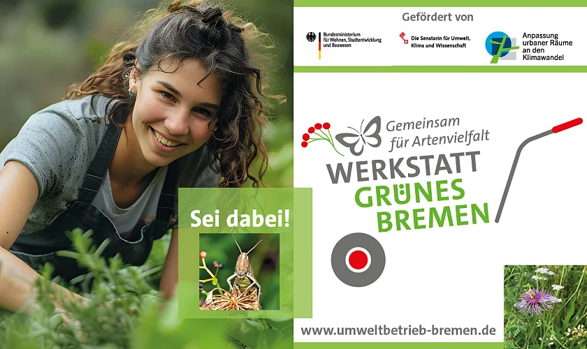 Eine Gruppe Junger Menschen bei der Gartenarbeit.