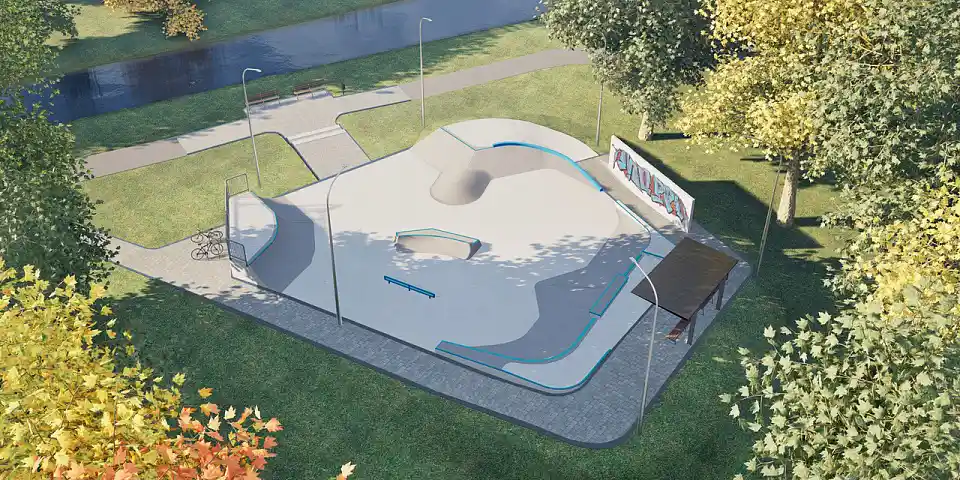 Die neue Skateanlage am Sodenmattsee
