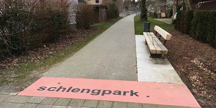 Eingangsbereich zum Schlengpark