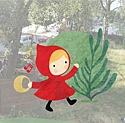 Ein Briefauschnitt von Mach mit beim Rotkäppchens Garten