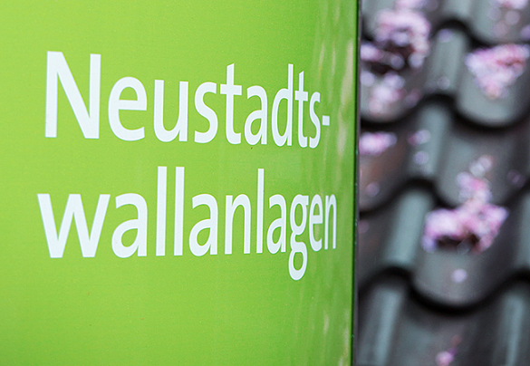 Schild Neustadts Wallanlagen