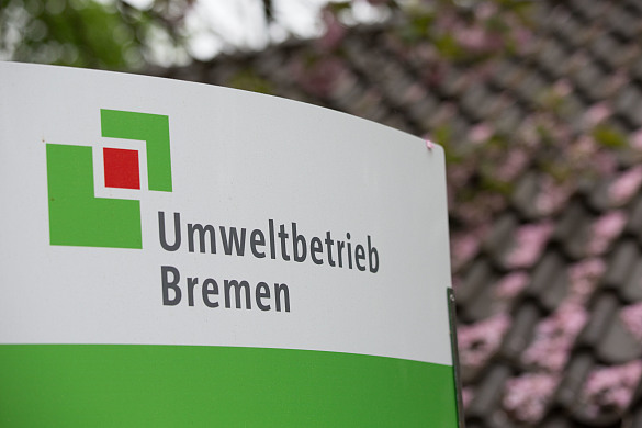 Schild Umweltbetrieb Bremen