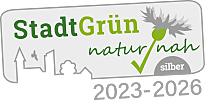 Logo Stadtgrün Naturnah, Silber